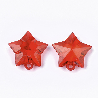 Transparent Acrylic Pendants TACR-S133-035-1