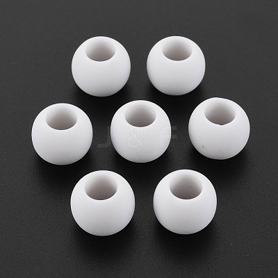 Opaque Acrylic European Beads SACR-T343-11-A-1