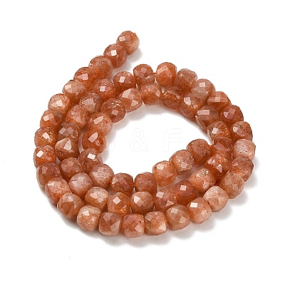 Natural Sunstone Beads Strands G-Z106-F02-1