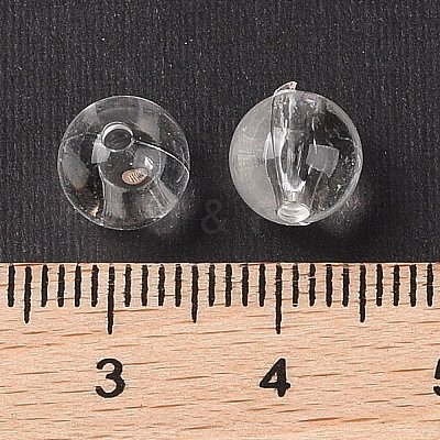 Transparent acrylic beads X-PL526_8MM-1