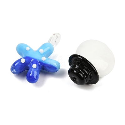 Handmade Lampwork Pendants LAMP-XCP0001-05-1