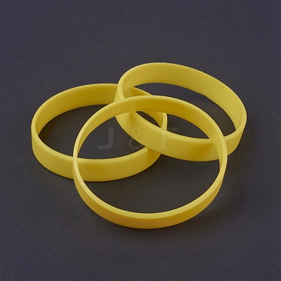 Silicone Wristbands Bracelets BJEW-J176-A-19-1