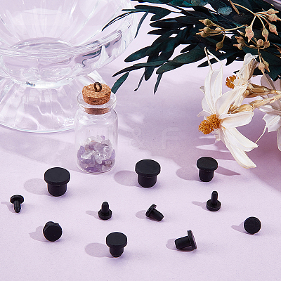 200Pcs 10 Styles Silicone Bottle Seal Plug FIND-GF0008-84-1