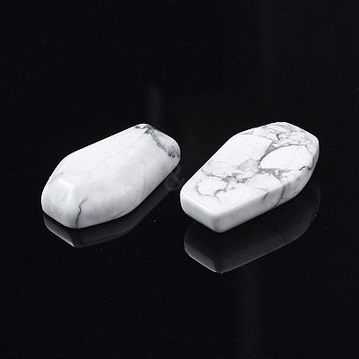 Natural Howlite Cabochons G-N336-001E-1