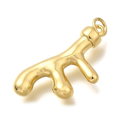 Brass Pendants KK-Z125-10G-1