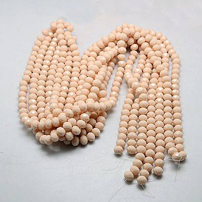 Imitation Jade Glass Bead Strands GLAA-F001-3x2mm-14-1