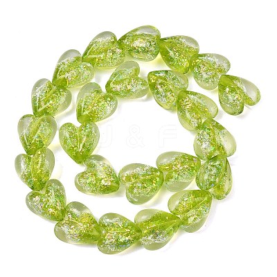 Handmade Foil Glass Beads DICH-C001-01E-1