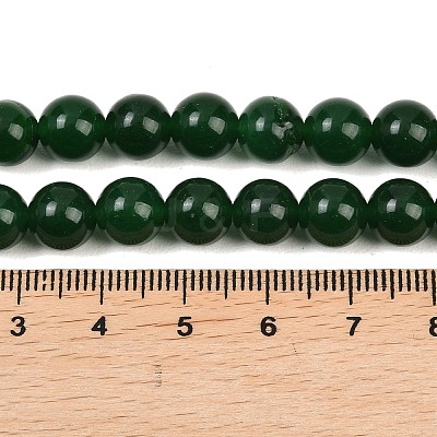 Dyed Natural White Jade Imitation Malaysia Jade Beads Strands LS-G-C270-B01-8mm-1