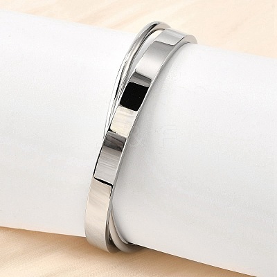 304 Stainless Steel Bangles BJEW-V004-01P-1