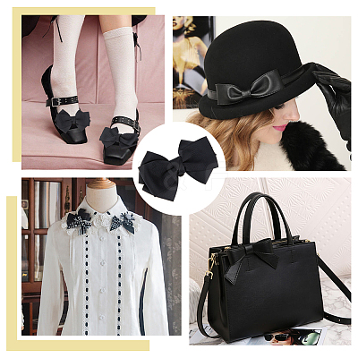 Polyester Shoe Buckle Clips FIND-WH0148-708-1