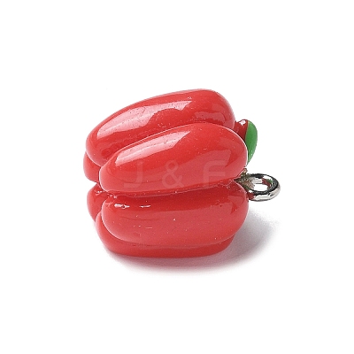 Resin Iron Pendants RESI-D280-05-1