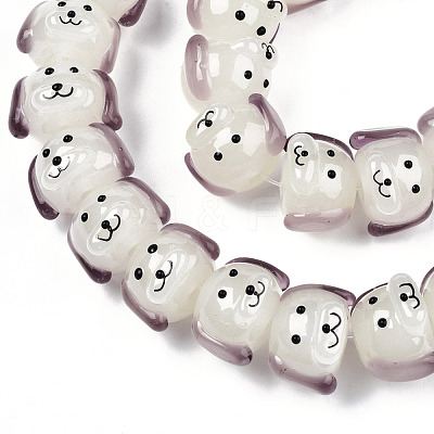 Handmade Lampwork Beads Strands LAMP-N021-42E-1