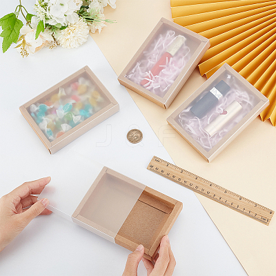 Kraft Paper Storage Gift Drawer Boxes CON-WH0089-37C-01-1