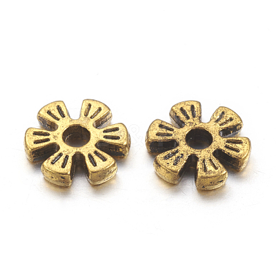 Alloy Spacer Beads PALLOY-R00742-AG-RS-1