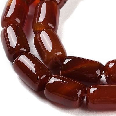 Natural Red Agate Beads Strands G-NH0019-A03-03-1