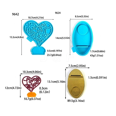 DIY Silicone Candle Holder Molds PW-WG86543-02-1