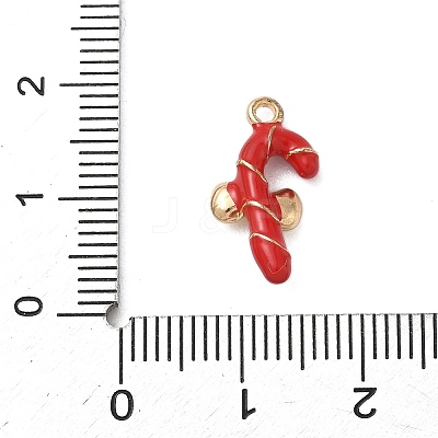 Christmas Alloy Enamel Pendants ENAM-F156-01G-09-1