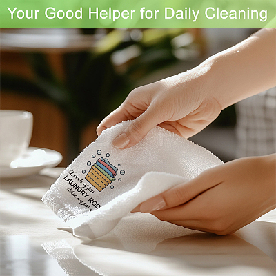 4Pcs 4 Styles Microfiber Cleaning Cloth AJEW-WH0645-005-1
