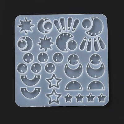 DIY Silicone Pendant Molds DIY-G079-12B-1