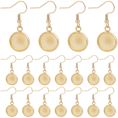 20 Pair 304 Stainless Steel Earrings Hooks EJEW-AB00014-1