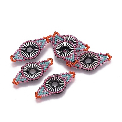 MIYUKI & TOHO Handmade Japanese Seed Beads Links SEED-E004-G12-1