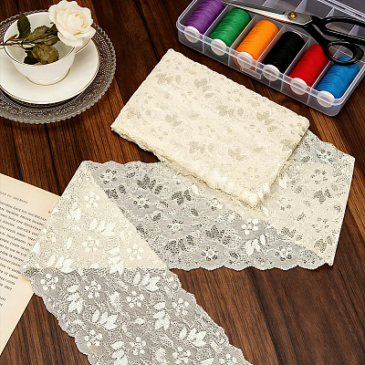 Spandex Lace Ribbon OCOR-WH0105-234B-1