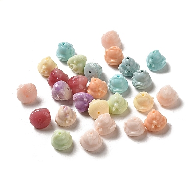Synthetic Coral Carved Beads CORA-A011-01A-1