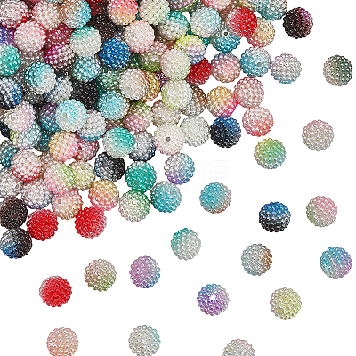 Imitation Pearl Acrylic Beads OACR-PA0001-09B-1