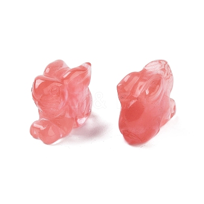 Natural & Synthetic Gemstone Carved Figurines DJEW-L023-E-1
