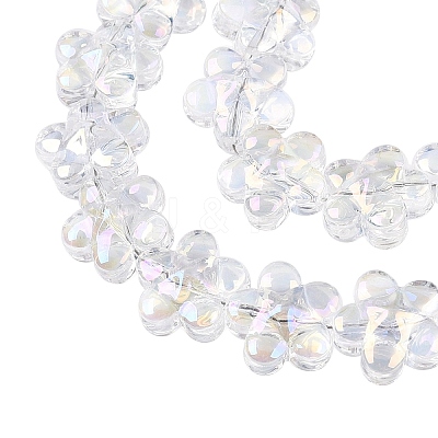 Electroplate Glass Beads Strands EGLA-T028-02-1