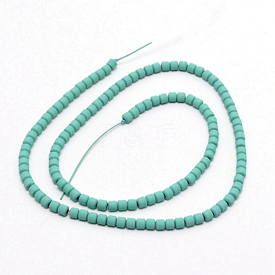 Non-magnetic Synthetic Hematite Beads Strands G-WH0018-01H-1