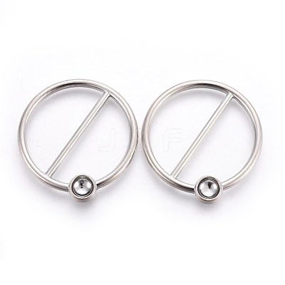 Alloy Buckle Clip PALLOY-WH0056-06P-1