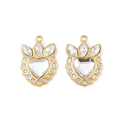 304 Stainless Steel Pendants STAS-C158-03G-01-1