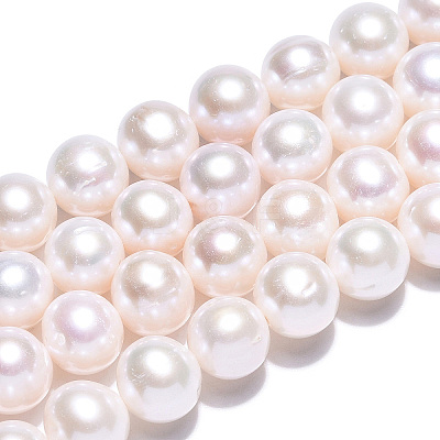 Natural Cultured Freshwater Pearl Beads Strands PEAR-N016-09C-1