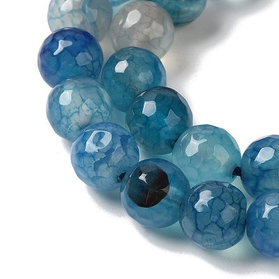 Dyed & Heated Natural Dragon Veins Agate Beads Strands G-P539-A01-03-1