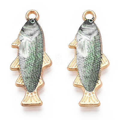 Alloy Enamel Pendants FIND-C037-16G-06-1-1