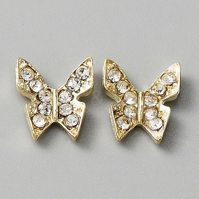 Alloy Rhinestone Cabochons MRMJ-WH0081-32LG-1