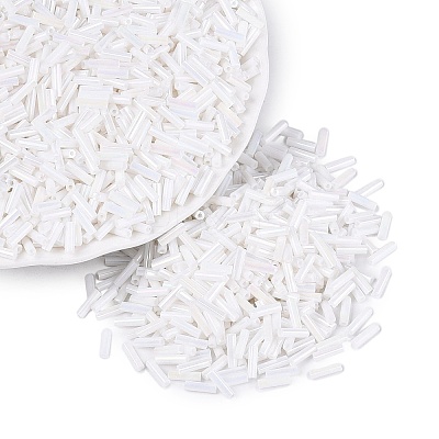 FGB Grade A Glass Round Bugle Beads SEED-Q040-05A-1