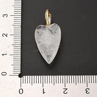 Natural Quartz Crystal Pendants G-C290-01F-1