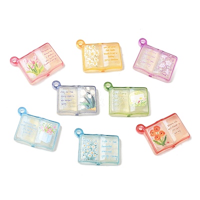 Double Face Transparent Printed Acrylic Pendants AC-CBA4EF4-04-1