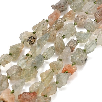 Raw Rough Natural Arusha Sunstone Beads Strands G-A322-B13-01-1