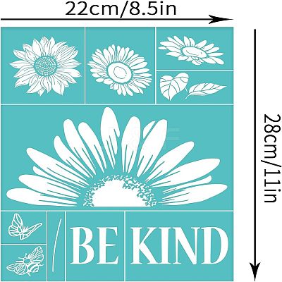 Self-Adhesive Silk Screen Printing Stencil DIY-WH0338-020-1