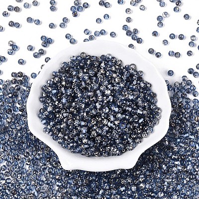 Picasso Baking Paint Glass Seed Beads SEED-N007-35G-1