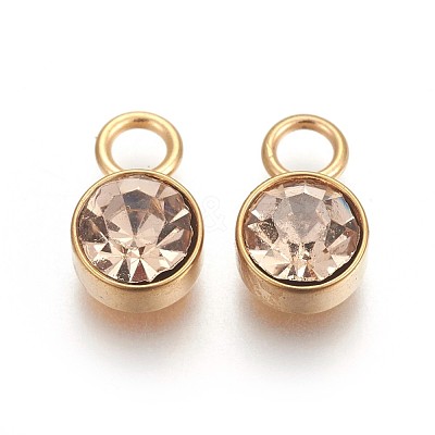 Ion Plating(IP) Glass Rhinestone Charms STAS-F189-B10-1