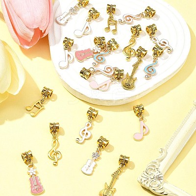 20Pcs Tibetan Style Alloy Enamel Pendant PALLOY-FS00007-1