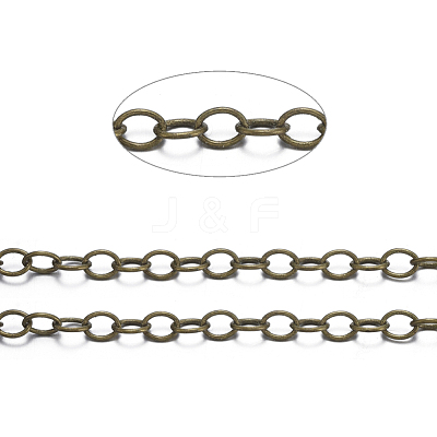 Brass Cable Chains CHC024Y-AB-1