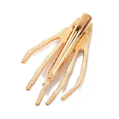 Halloween Theme Glass Rhinestone Alligator Hair Clips for Woman Girl LS-PHAR-E018-03G-1
