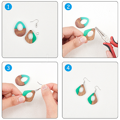 DIY Earring Making DIY-OC0002-10P-1