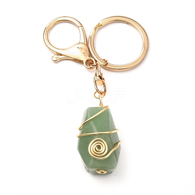 Natural Gemstone Keychain KEYC-JKC00269-1
