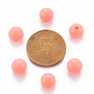 Opaque Acrylic Beads MACR-S370-C8mm-SS2109-1